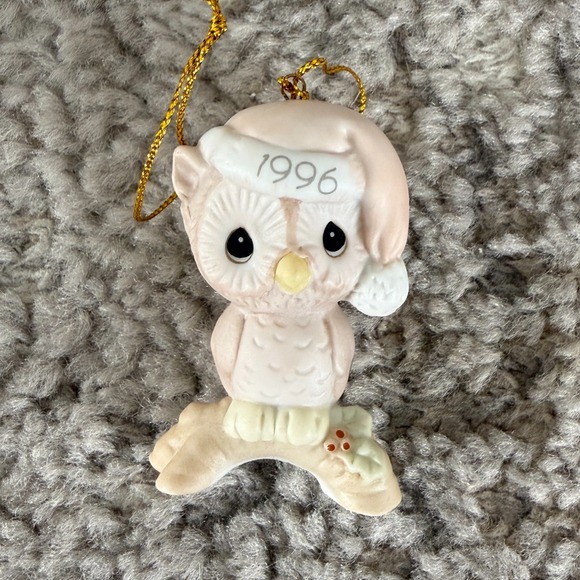 Precious Moments Other - Vintage 1996 Precious Moments Owl Be Home For Christmas Ornament Enesco 128708